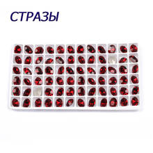 CTPA3bI Siam Sewing Stones Crystals Point Back Glass Strass Needlework Oval Shape Rhinestones Beads For DIY Garment Crafts 2024 - buy cheap