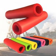 1 par de amortecedor de silicone para bicicleta, ultra leve, antiderrapante, à prova de choque, aderência para guidão de ciclismo mtb, acessório de peça de bicicleta colorida 2024 - compre barato