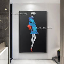 Handmade  Abstract characters Street Art Canvas  Painting Abstract Figure Wall Picture Modern Living Room Home Decoration 2024 - buy cheap