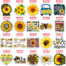 DIY Craft Supplies Sewing Accessories Cartoon Sunflower Printed Planar Resins Mold 10 Pieces. PR-60044 2024 - buy cheap