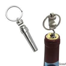 Multifunctional Zinc Alloy 3 In 1 Bottle Opener Keychain Outdoor Portable Mini Wine Beer Can Opener Keychain Jewelry 2024 - buy cheap