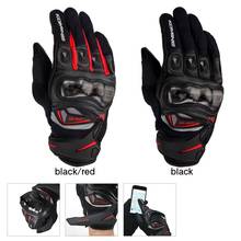 GK-224 Carbon Protect Leather Mesh Gloves Motorbike Motorcycle Riding Touring Men's Gloves 2024 - buy cheap
