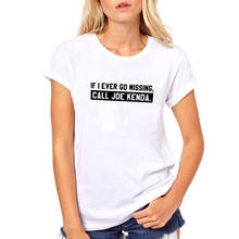 If Ever Go-Camiseta de algodón de manga corta con estampado para mujer, blanca y negra con cuello redondo Camiseta holgada, camiseta informal para mujer 2024 - compra barato