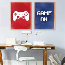 Video Game Wall Art Canvas Painting Posters Prints Gaming Room Decor Video Game Party Art Pictures Boys Room Wall Decoration 2024 - buy cheap