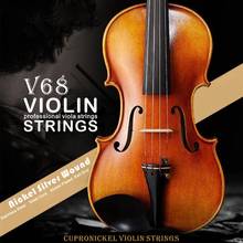 IRIN V68 profesional cuerdas de violín (E-A-D-G) de níquel plata herida para 4/4, 3/4, 1/2, 1/4 violín 03KA 2024 - compra barato