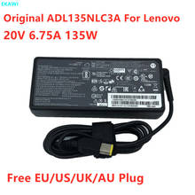 Adaptador ac original, 20v, 135w, para lenovo thinkpad t440p, t450p, t530, t540, carregador de fonte de alimentação para laptop 2024 - compre barato