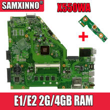 X550WA motherboard For Asus X550WA Laptop motherboard X550 X552W X550WE X550W D552W mainboard fully tested E1/E2 2G/4GB RAM 2024 - buy cheap