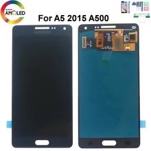 Pantalla LCD Super AMOLED para móvil, montaje de digitalizador táctil para Samsung Galaxy A5 2015, A500, A500F, A500M, SM-A500F 2024 - compra barato