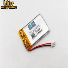 2.54MM 2pin connector 503450 1000mah 3.7v Rechargeable lipo battery solar li ion polymer lithium battery with PCM 2024 - buy cheap