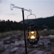 Suporte lanterna dobrável para acampamento, portátil, leve, de alumínio, durável, suporte para piquenique, caminhadas e pesca 2024 - compre barato