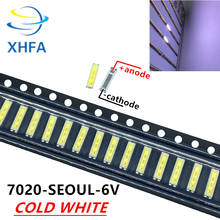 1000pcs For SEOUL Original LED LCD TV Backlight Application LED 7020 Light Beads Cool white High Power 1W 6V 98LM 7020G 2in1 2024 - buy cheap