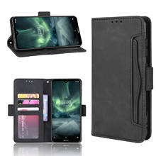 For Nokia 7.2 Case 6.3 inch Multi-function card slot Leather Book Flip Design Wallet Cover For Nokia 6.2 Case 2024 - купить недорого