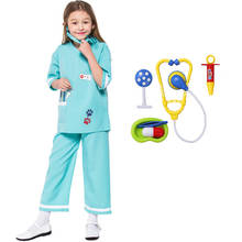 Children's Day Role Play Surgeon surgical Carnival Halloween Costumes for Kids Baby Girl Boy Disguise Uniform Veterinary 2024 - buy cheap