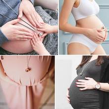 Baby Footprints Brilliant Pregnancy Chime Bola Pendant Harmony Ball Necklace XXFB 2024 - buy cheap