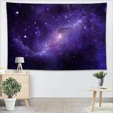 Personalizado céu estrelado tapeçaria anime tapeçaria de suspensão de parede decoração para casa retângulo quarto parede arte tapeçaria 140x250cm 2024 - compre barato