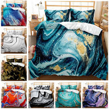 3d Marbling Bedding Set Luxury Duvet Cover Quicksand Abstract Bedclothes King Queen Size Microfiber Home Textiles Bedspreads 2024 - buy cheap