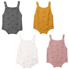 2020 Lovely Newborn Infant Baby Boy Girl Knitted Romper Bodysuit Jumpsuit Clothes One-Pieces Outfits 0-18M 2024 - buy cheap