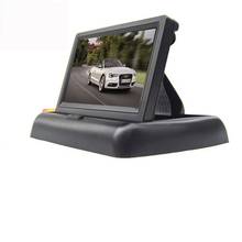 big Sale Night Vision reverse car CCD parking camera + Foldable 4.3 inch TFT LCD Rearview Mirror Monitor Rear reversing backup 2024 - buy cheap