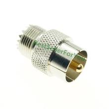 Adapter  Push-On/Quick UHF PL259 Male PL-259 Plug to UHF Female SO239 SO-239 Jack  Connector 2024 - buy cheap