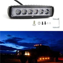 1PC ANBLUB 6 inch 18W LED Car Work Light Bar DRL Light 12V 24V Motorcycle Truck Trailer Lorry Offroad SUV 4X4 ATV 4WD Work Lamp 2024 - buy cheap