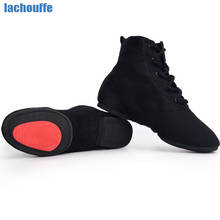 Dance Shoes Boot Boys Men Soft /Rubber Sole Dancing Shoes Women Jazz/Salsa/Ballroom dance Shoes Ladies Red/Black Canvas EU30-45 2024 - buy cheap