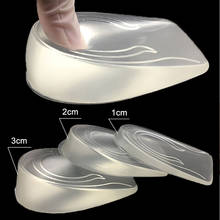 Almohadillas de Gel de silicona Unisex para Realce de talón, almohadillas elásticas para zapatos, soporte para ARCO, Protector para el cuidado del pie 2024 - compra barato