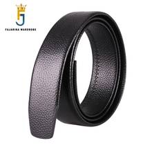 FAJARINA Quality Pure Genuine Leather First Layer Cow Skin  Men Cowhide Automatic Ratchet Style 35mm Belts without Buckle LUBT08 2024 - buy cheap