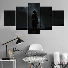 5 OR 3 PCS Modern Artwork Video Game Poster Star Citizen Wallpaper Stay Alone At Starry Night Oil Painting Murals for Home Decor 2024 - buy cheap