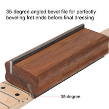 Древесная гитара Merbau, фрикционный напильник с концом Лада, 35-Deg и 90-Deg, двухцелевые концевые фрикционные напильники, Инструмент Luthier, напильники 2024 - купить недорого