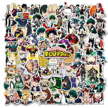 Adesivo de my hero academia 10/30/100 peças, adesivo para laptop de skateboard, izuku midoriya pode boku no hero academia 2024 - compre barato