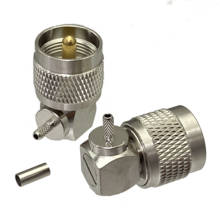 1Pcs Connector UHF PL259 male plug crimp RG174 RG316 LMR100 cable RIGHT ANGLE RF Coaxial 2024 - buy cheap