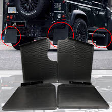 Front Rear Mud Flaps For land rover defend 90 Mudflaps Splash Guards Mudguards Dirty Traps Fender Flares 2024 - buy cheap