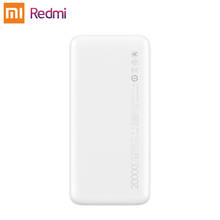 Original xiaomi redmi power bank 10000mah mi powerbank 20000 qi carregador rápido portátil de carregamento banco de potência 2024 - compre barato