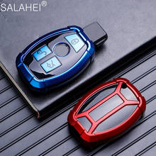 Newly TPU Car Remote Key Case Cover Holder Shell Fob For Mercedes Benz A B R G Class GLK GLA GLC GLR W204 W210 W176 W202 W463 2024 - buy cheap