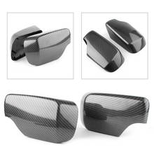 Car Carbon Fiber ABS Rear View Side Mirror Cover Cap For BMW E46 3 Series 1998 1999 2000 2001 2002 2003 2004 2005 Car-styling 2024 - buy cheap