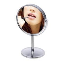 Вращающееся на 180 градусов портативное простое косметическое зеркало для макияжа двустороннее зеркало для макияжа 2024 - купить недорого