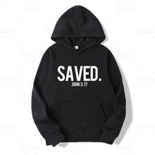 Christian Hoodie Saved John 3:17 Hoodie Sweatershirt Spiritual Gift 2024 - buy cheap