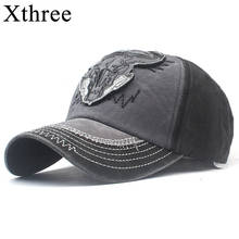 Xthree  cotton men's cap baseball snapback hat embroidery bone cap gorras casual casquette baseball hat for men 2024 - buy cheap