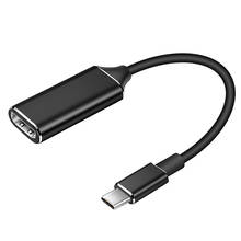 Usb type C к HDMI адаптер USB 3,1 USB-C к HDMI адаптер конвертер «Папа-мама» для MacBook2016/huawei Matebook/Smasung S8 2024 - купить недорого