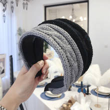 Fashion Knit Braided Hair Bands For Women Hair Clips Turban Headband Girls Hair Accessories Hairpin Opaska Do Wlosow Diademas 2024 - buy cheap