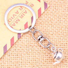 New Fashion Keychain 18x13x10mm 3D teapot Pendants DIY Men Jewelry Car Key Chain Ring Holder Souvenir For Gift 2024 - buy cheap