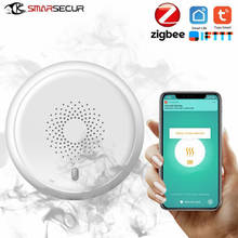 Tuya Smart Zigbee Smoke Detector Sensor Smart Home Security Alarm System Mobile App Notification 2024 - buy cheap