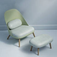 Nordic Single Sofa Bedroom Small Apartment Lazy Creative Ins Fabric Balcony Lounge Chair Snail Sofa 2024 - buy cheap