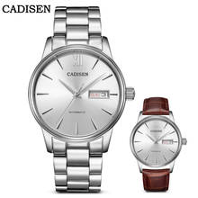 CADISEN NH36A Movement Automatic Men Watch Mechanical Luxury Day Date Sapphire Glass Waterproof Stainless Steel Wrist Watch Men 2024 - buy cheap