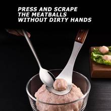 Non-Stick Meatball Maker Stainless Steel Kitchen Spoon DIY Gadget Mold Tool Meat Ball Tool Kitchen Cooking Tool for Home 2024 - buy cheap