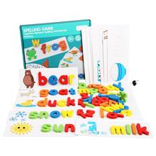 Kids 26 English Alphabet Letters Word Spelling Game Early Cognition Education Toy Spelling Practice Word Spelling Game Toys 2024 - buy cheap