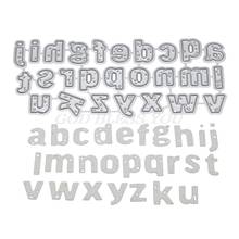 Lowercase Letters Alphabet Metal Cutting Dies Stencil DIY Scrapbooking Album Stamp Paper Card Embossing Craft Decor Drop Ship 2024 - buy cheap