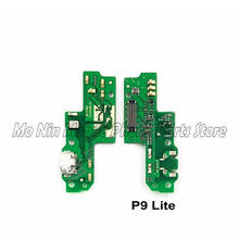 Новый микрофонный модуль + плата с USB-портом для зарядки, гибкий кабель, соединительные детали для Huawei P9 / P9 Lite / P9 Plus, замена 2024 - купить недорого