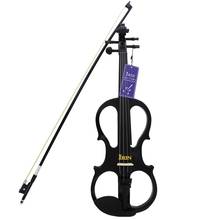 Violín acústico eléctrico 4/4 para principiantes, Violín con funda, arco para instrumento Musical de cuerda 2024 - compra barato