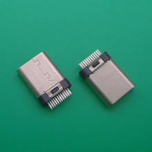 10pcs New 24pin USB 3.1 Type C USB-C Male Plug Connector SMT Type USB male port Socket 2024 - buy cheap